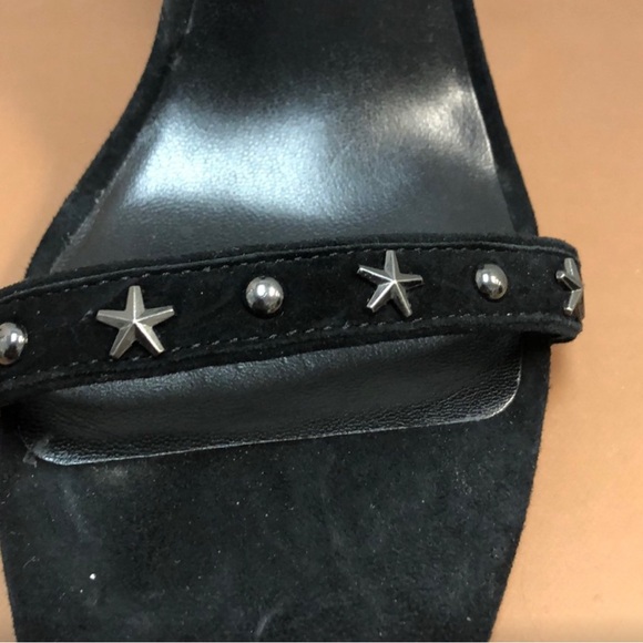 NIB Coach Women’s Black Melrose Suede Heels Size 10 - Picture 5 of 11